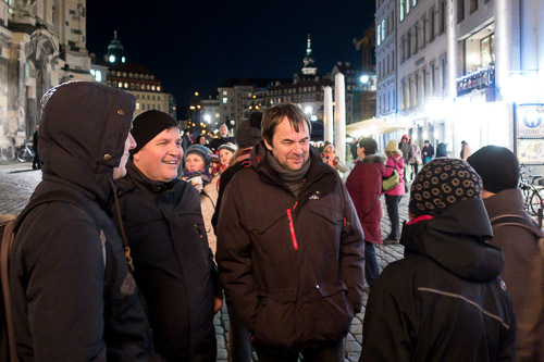 Treffen am Weihnachtsmarkt